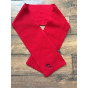 Lowe Alpine Red Fleece Scarf One Size Made in Ireland Men's Winter Warm‎
